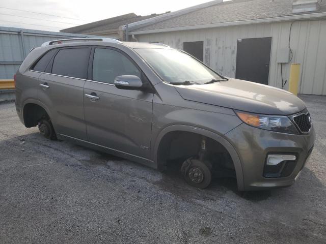 5XYKWDA23DG367599 - 2013 KIA SORENTO SX GRAY photo 4