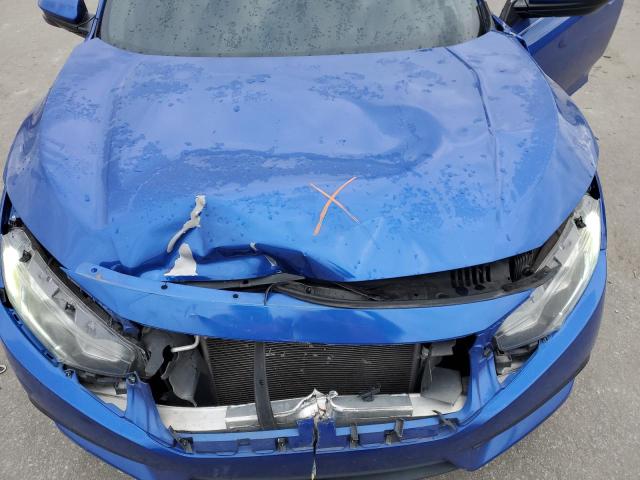 2HGFC2F73JH540751 - 2018 HONDA CIVIC EX BLUE photo 11