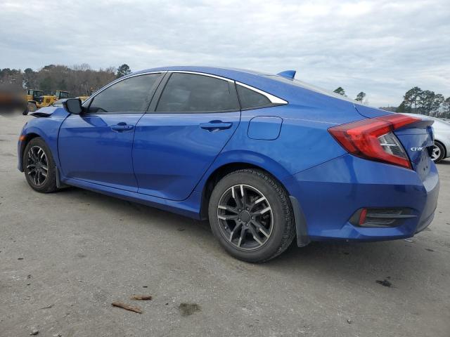 2HGFC2F73JH540751 - 2018 HONDA CIVIC EX BLUE photo 2