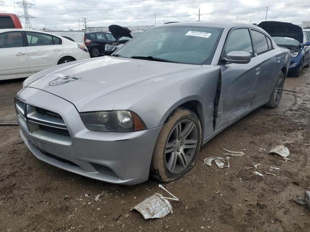 2C3CDXBG8DH719944 - 2013 DODGE CHARGER SE GRAY photo 1