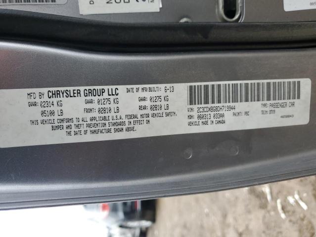 2C3CDXBG8DH719944 - 2013 DODGE CHARGER SE GRAY photo 12