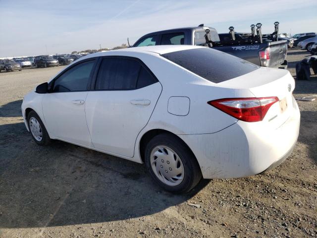 5YFBURHE8FP241210 - 2015 TOYOTA COROLLA L WHITE photo 2