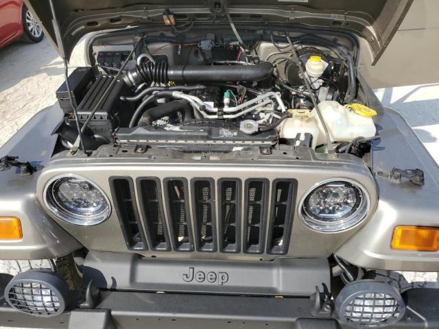 1J4FA44S46P774143 - 2006 JEEP WRANGLER / UNLIMITED GRAY photo 11