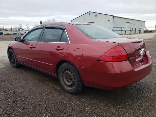 1HGCM56747A805539 - 2007 HONDA ACCORD EX RED photo 2