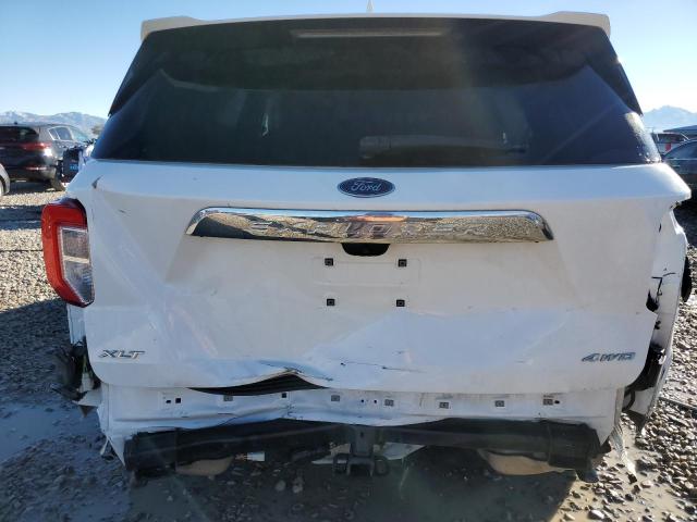 1FMSK8DH5MGA24076 - 2021 FORD EXPLORER XLT WHITE photo 6