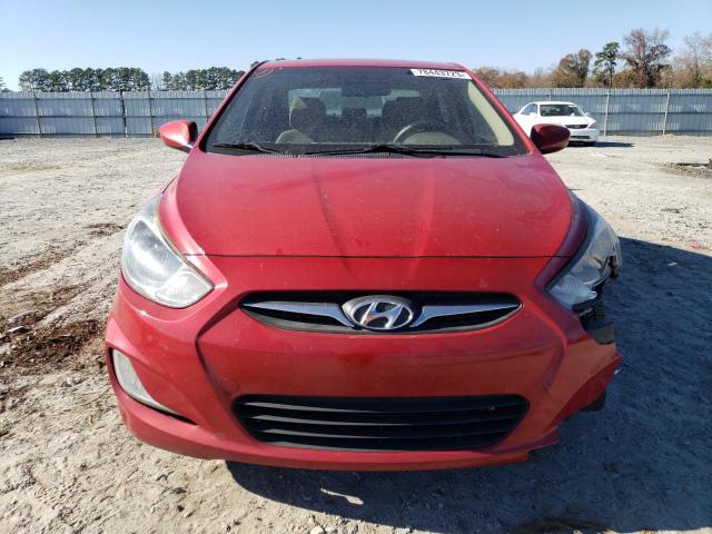 KMHCU4AE6DU461586 - 2013 HYUNDAI ACCENT GLS RED photo 5