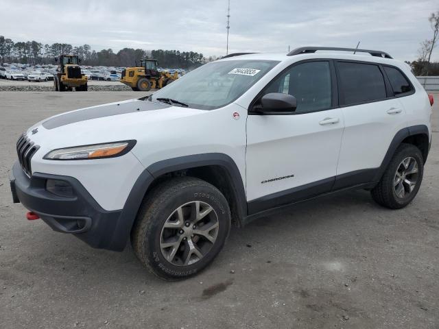1C4PJMBS0FW757262 - 2015 JEEP CHEROKEE TRAILHAWK WHITE photo 1