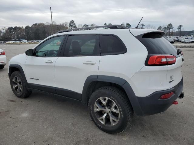 1C4PJMBS0FW757262 - 2015 JEEP CHEROKEE TRAILHAWK WHITE photo 2