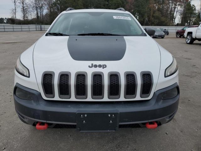 1C4PJMBS0FW757262 - 2015 JEEP CHEROKEE TRAILHAWK WHITE photo 5