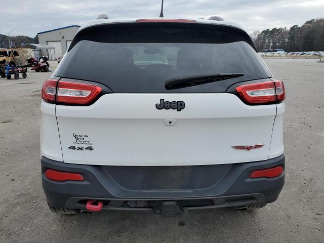 1C4PJMBS0FW757262 - 2015 JEEP CHEROKEE TRAILHAWK WHITE photo 6