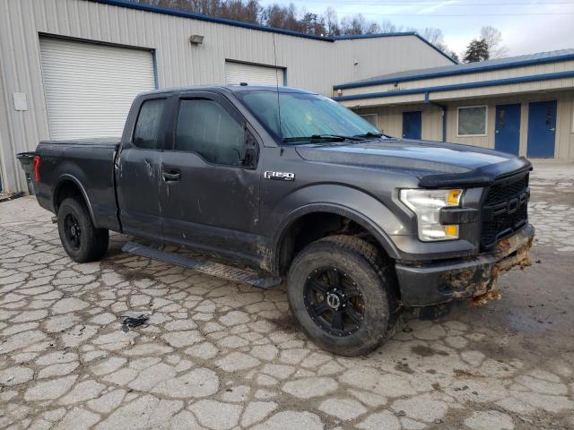 1FTFX1EF1GFD15647 - 2016 FORD F150 SUPER CAB GRAY photo 4