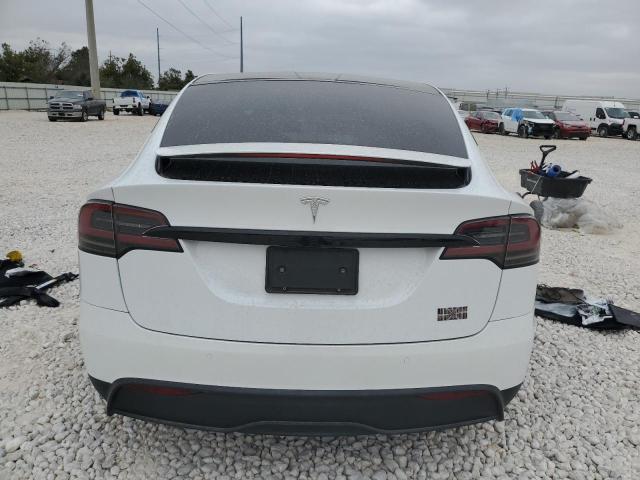7SAXCBE63PF374244 - 2023 TESLA MODEL X WHITE photo 6