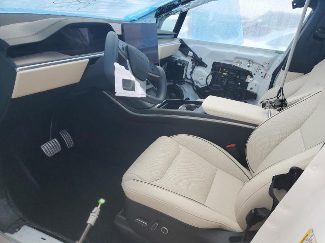 7SAXCBE63PF374244 - 2023 TESLA MODEL X WHITE photo 7