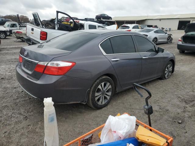 1HGCR2F33EA202639 - 2014 HONDA ACCORD LX GRAY photo 3