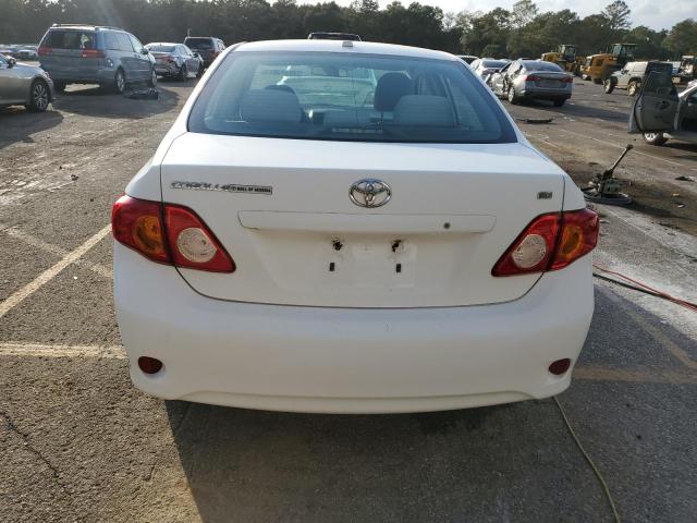 1NXBU40E19Z042906 - 2009 TOYOTA COROLLA BASE WHITE photo 6