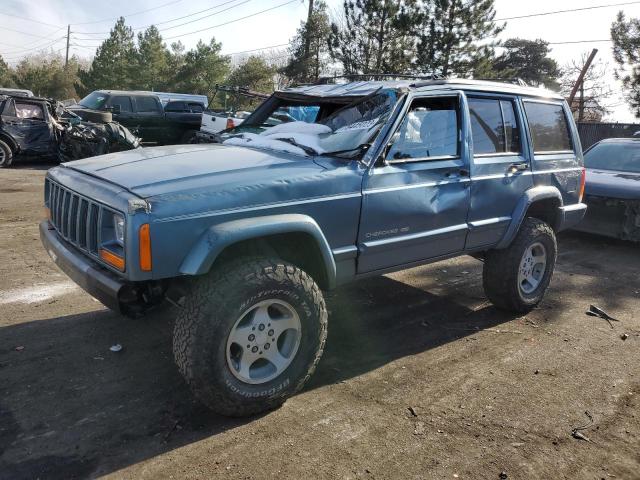 1J4FJ78S4WL201326 - 1998 JEEP CHEROKEE LIMITED BLUE photo 1