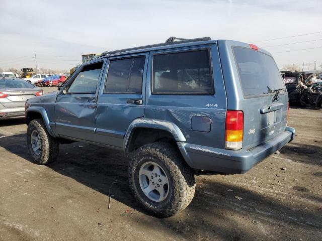 1J4FJ78S4WL201326 - 1998 JEEP CHEROKEE LIMITED BLUE photo 2