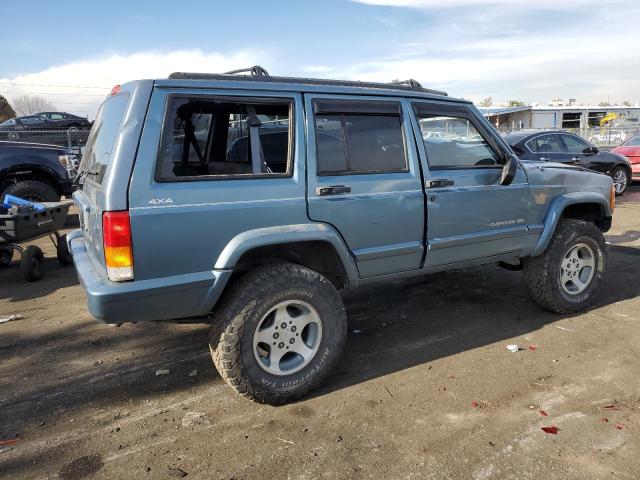 1J4FJ78S4WL201326 - 1998 JEEP CHEROKEE LIMITED BLUE photo 3