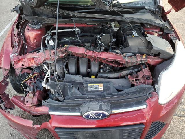 1FADP3K25EL167415 - 2014 FORD FOCUS SE RED photo 11