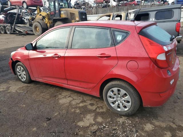 KMHCT5AE4HU300930 - 2017 HYUNDAI ACCENT SE RED photo 2