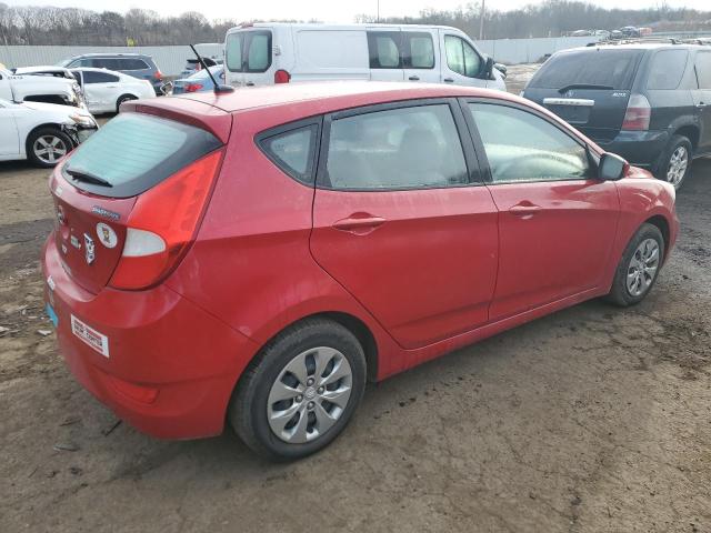 KMHCT5AE4HU300930 - 2017 HYUNDAI ACCENT SE RED photo 3