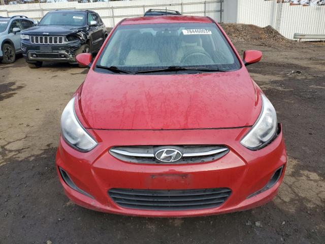 KMHCT5AE4HU300930 - 2017 HYUNDAI ACCENT SE RED photo 5