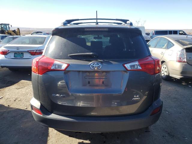 JTMBFREV6FD154780 - 2015 TOYOTA RAV4 LE GRAY photo 6