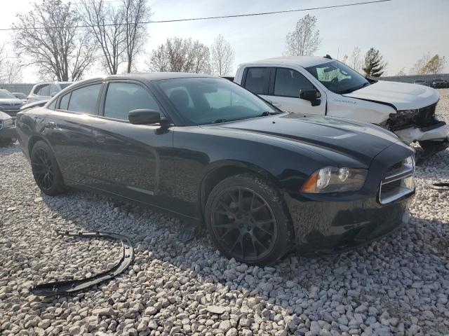 2C3CDXBG6EH349790 - 2014 DODGE CHARGER SE BLACK photo 4