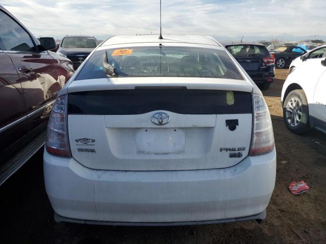 JTDKB20U673272482 - 2007 TOYOTA PRIUS WHITE photo 6