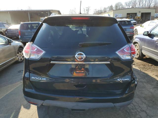 KNMAT2MV8GP610372 - 2016 NISSAN ROGUE S BLACK photo 6