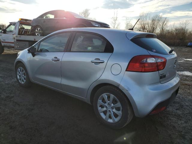 KNADM5A31D6104332 - 2013 KIA RIO LX SILVER photo 2