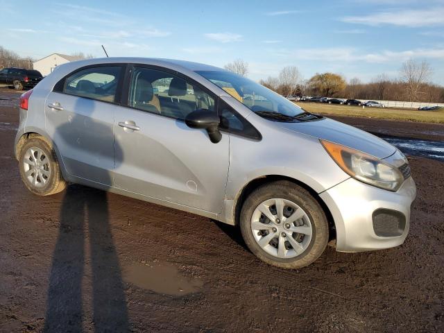 KNADM5A31D6104332 - 2013 KIA RIO LX SILVER photo 4