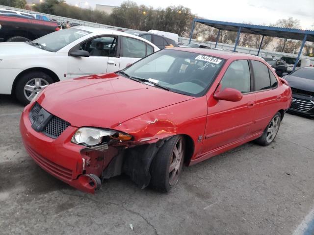 3N1AB51D66L564604 - 2006 NISSAN SENTRA SE-R SPEC V RED photo 1