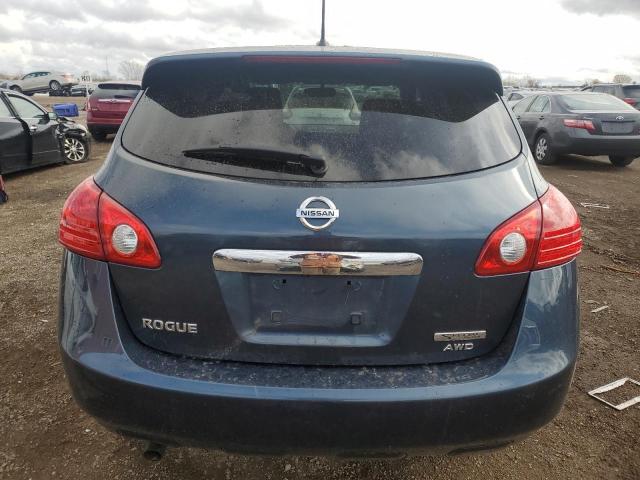 JN8AS5MV8DW663275 - 2013 NISSAN ROGUE S BLUE photo 6