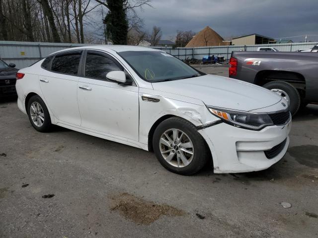 5XXGT4L37HG168537 - 2017 KIA OPTIMA LX WHITE photo 4