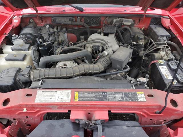 4F4YR12U21TM25497 - 2001 MAZDA B3000 RED photo 11