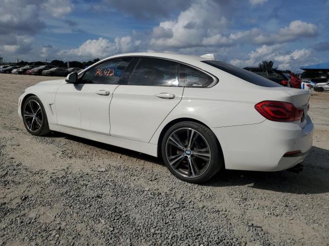 WBA4J1C56JBG81007 - 2018 BMW 430I GRAN COUPE WHITE photo 2