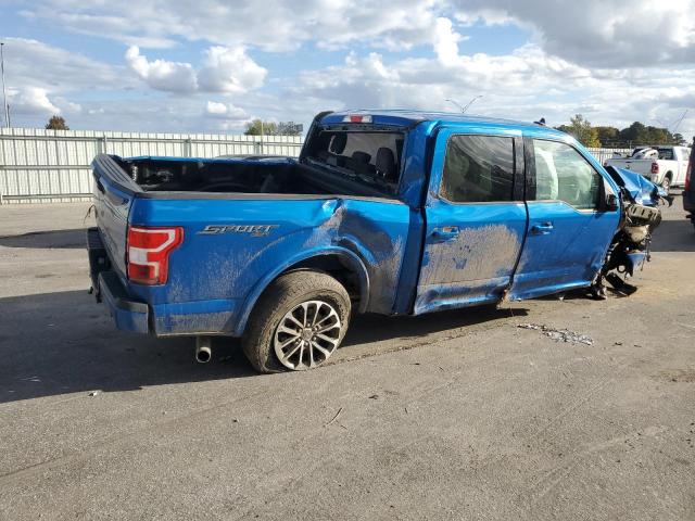 1FTEW1EP9KFB02350 - 2019 FORD F150 SUPERCREW BLUE photo 3