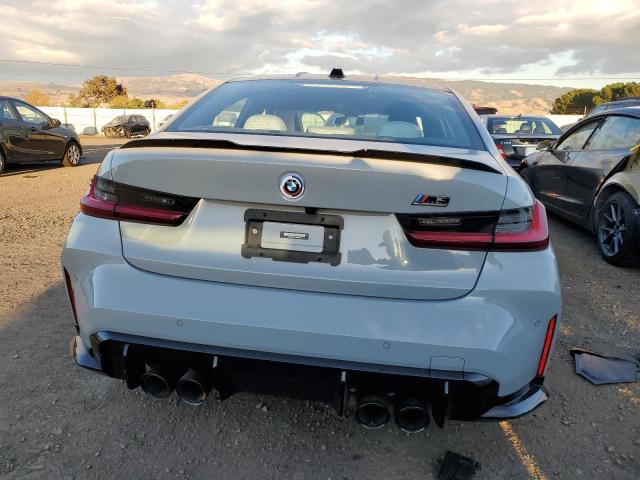 WBS43AY01PFN44056 - 2023 BMW M3 COMPETITION GRAY photo 6