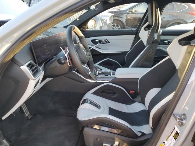 WBS43AY01PFN44056 - 2023 BMW M3 COMPETITION GRAY photo 7