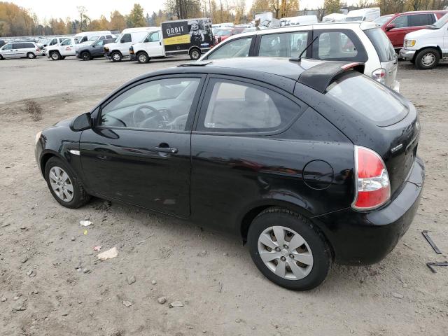 KMHCM36C88U086792 - 2008 HYUNDAI ACCENT GS BLACK photo 2