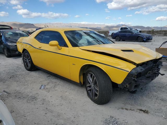 2C3CDZGG1JH235047 - 2018 DODGE CHALLENGER GT YELLOW photo 4