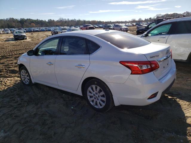 3N1AB7AP7GY289710 - 2016 NISSAN SENTRA S WHITE photo 2