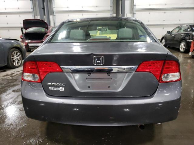 19XFA1F53AE006898 - 2010 HONDA CIVIC LX GRAY photo 6