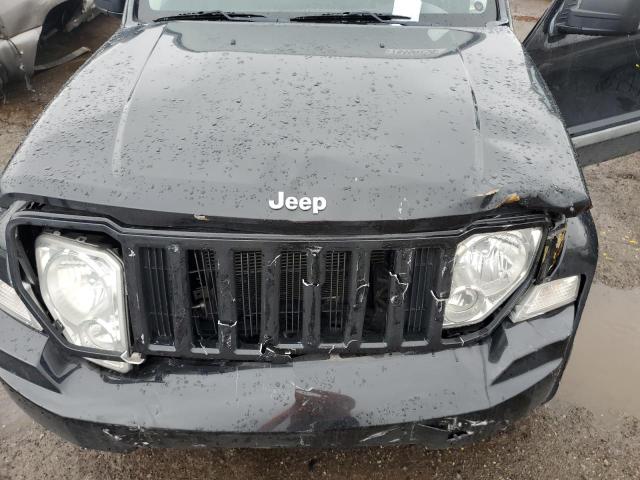 1C4PJMAK5CW131445 - 2012 JEEP LIBERTY SPORT BLACK photo 12