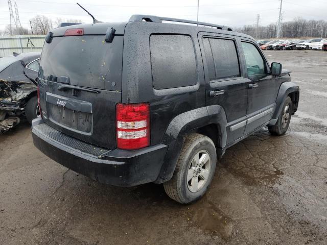 1C4PJMAK5CW131445 - 2012 JEEP LIBERTY SPORT BLACK photo 3