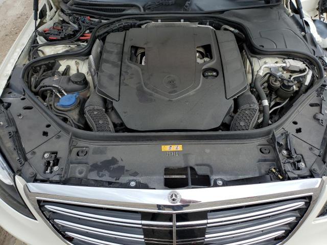 WDDUG8DB1KA451321 - 2019 MERCEDES-BENZ S 560 WHITE photo 11