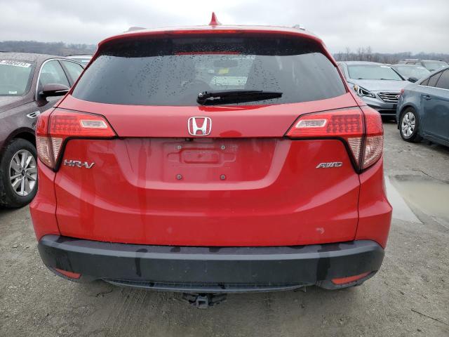 3CZRU6H7XGM767078 - 2016 HONDA HR-V EXL RED photo 6