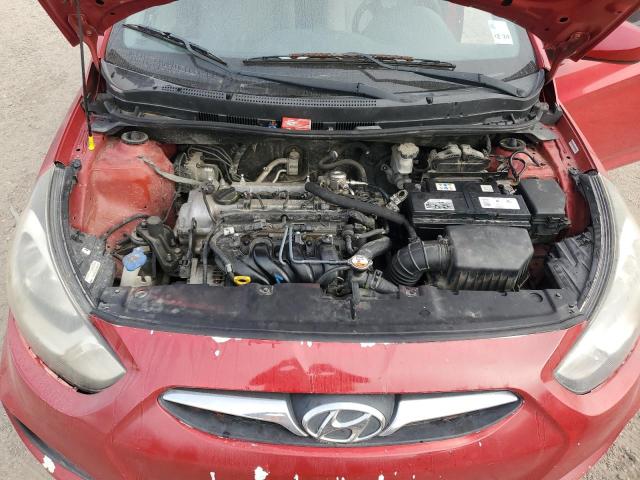 KMHCT4AE9EU617530 - 2014 HYUNDAI ACCENT GLS RED photo 11