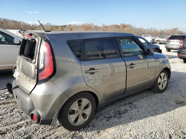 KNDJN2A26F7210815 - 2015 KIA SOUL GRAY photo 3